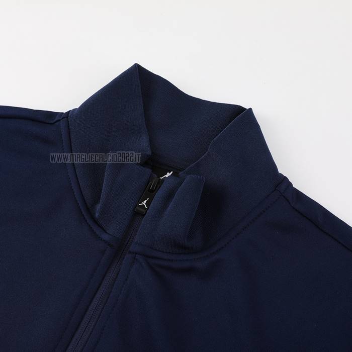 Tuta da Track de Giacca del Paris Saint-Germain 2023-2024 Blu y Rosso
